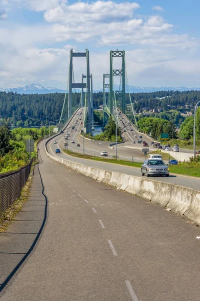 Most wiszący Tacoma Narrows 6 — Zdjęcie stockowe