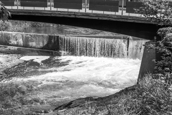 Tumwater Falls y puente 3 — Foto de Stock