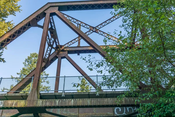 Παλιό τμήμα γέφυρας — Φωτογραφία Αρχείου