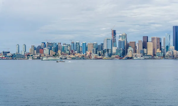 Grå Seattle skyline — Stockfoto