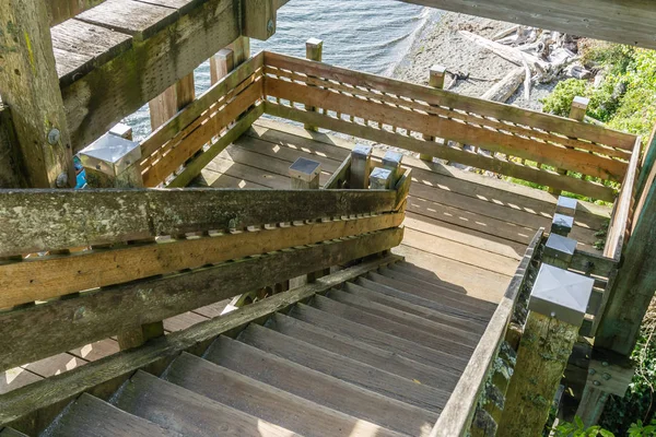 Meerblick Parktreppe 10 — Stockfoto