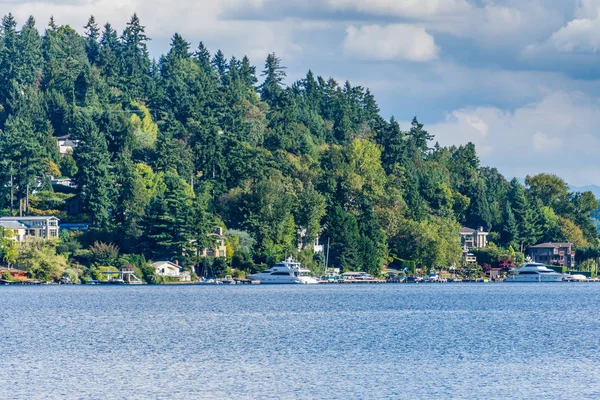 Mercer Island And Clouds 6 — Stock fotografie