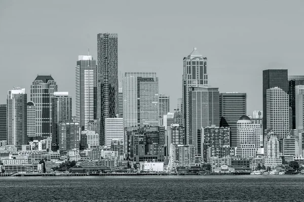 Ein Blick Auf Die Skyline Von Seattle Bundesstaat Washington — Stockfoto