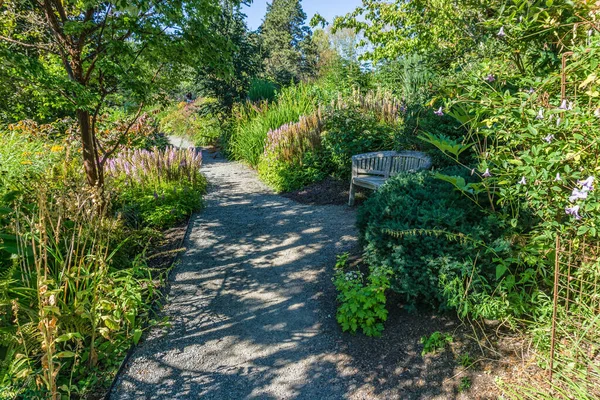 Шлях Ботанічного Саду Белвю Штат Вашингтон — стокове фото