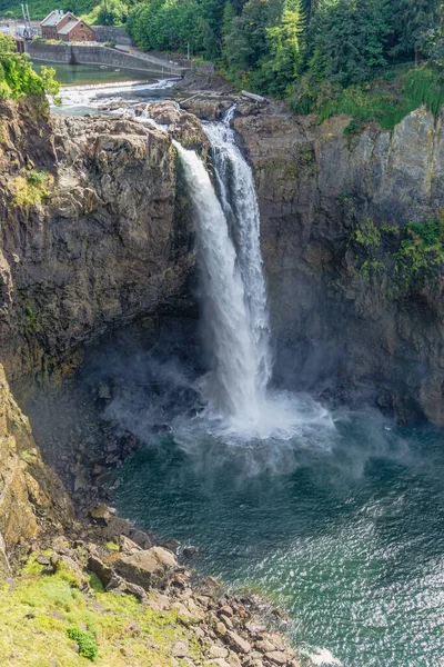 Härliga Snoqualmie Falls Delstaten Washington — Stockfoto