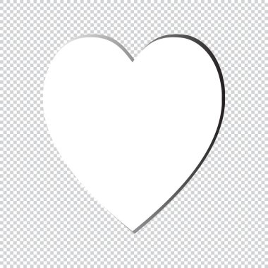 Kalp arkaplan düz simgesi