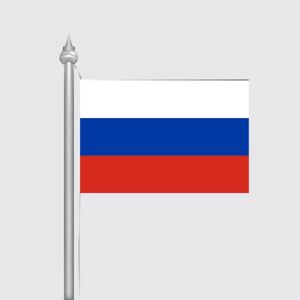 Oroszország zászlója. Orosz szabvány lobogó — Stock Vector