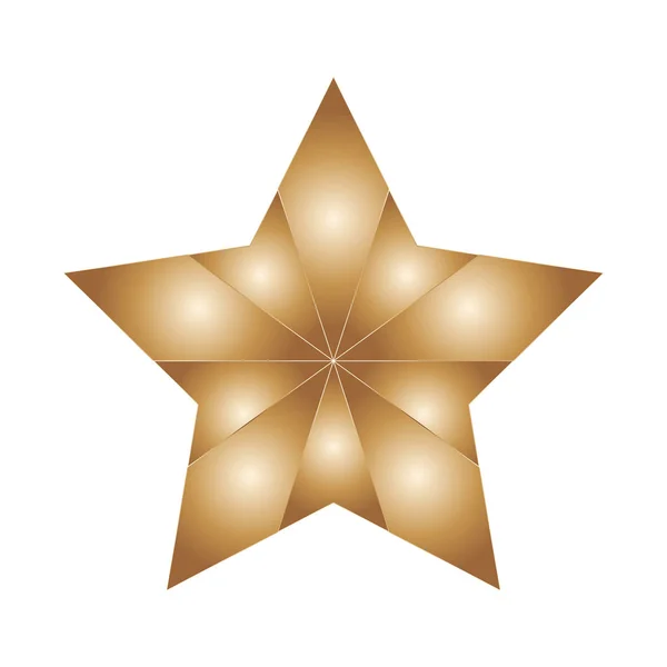 Gwiazda 3, Nagroda Brązowa Gwiazda — Wektor stockowy