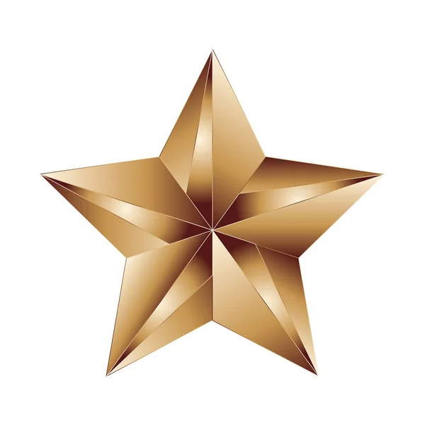 Estrella 2, Premio Estrella de Bronce — Vector de stock