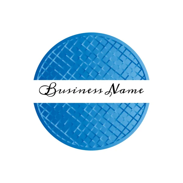 Logo astratto dell'azienda globale — Vettoriale Stock