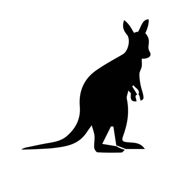 Gömmer sig i gräset澳大利亚袋鼠 — 图库矢量图片