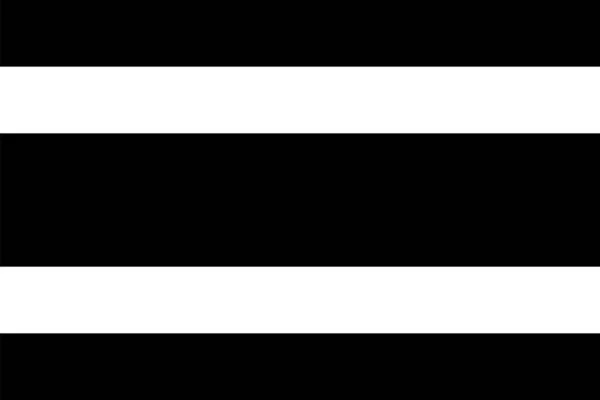 Пропорция горизонтальной линии флага триколора в цветовом режиме черный и — стоковый вектор