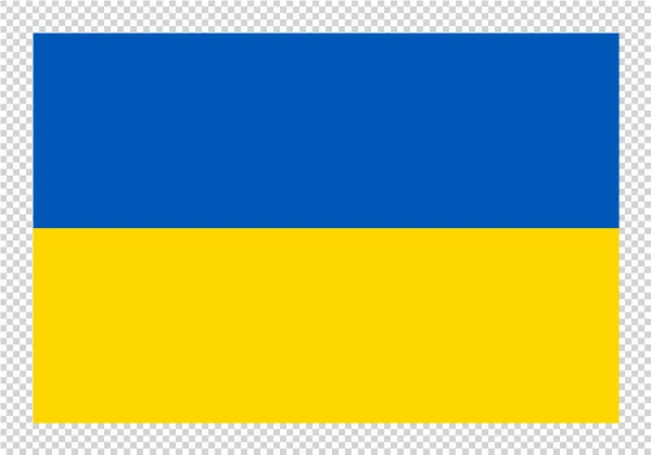 Bandera de Ukrine, Bandera de Ukranian en proporción estándar, Oficial — Vector de stock