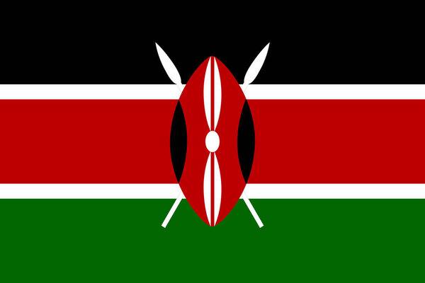 Кенийский флаг, Государственный флаг Кении
