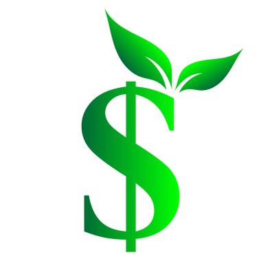 Sembol, doğal yeşil yapraklı.