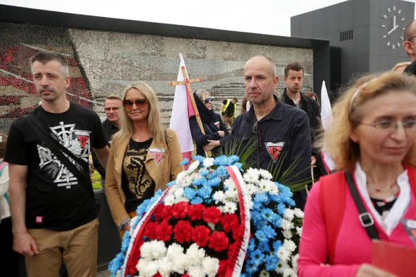 Oswiecim Auschwitz Poland June 2020 Independence March Right Wing Communities — Stock Photo, Image