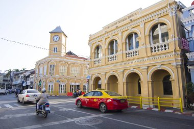 Phuket town, Tayland: Çin Portekiz tarzı restorasyon eski binalar ile eski şehir Phuket olduğunu bir çok ünlü turizm Phuket