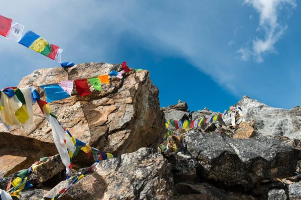 Przełęcz Renjo Trekking Jeden Najlepiej Znanych Nepalu Wysokie Przełęcze Trekking — Zdjęcie stockowe