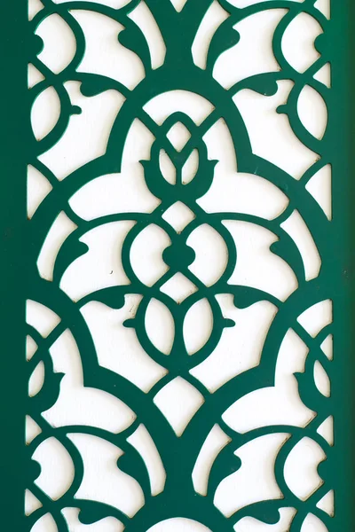 Abstract pattern in Arabian style. Green and brown modern pattern