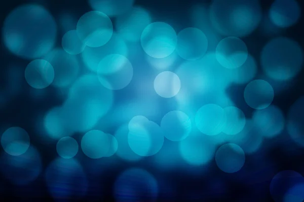 Fondo Abstracto Vectorial Con Luces Bokeh Desenfocadas Color Azul —  Fotos de Stock