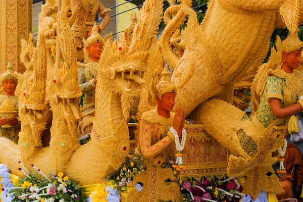 Festa Vela Ubon Ratchathani Tailândia — Fotografia de Stock