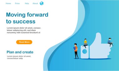 İş, finans ve pazarlama için düz tasarım web tasarım şablonu. Web sitesi ve mobil web sitesi geliştirme için modern vektör illüstrasyon kavramları. Kolay ve özelleştirilen.