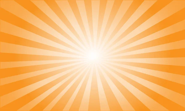 Napfény Vektor Háttér Fény Gradiens Absztrakt Narancs Tapéta Banner — Stock Vector
