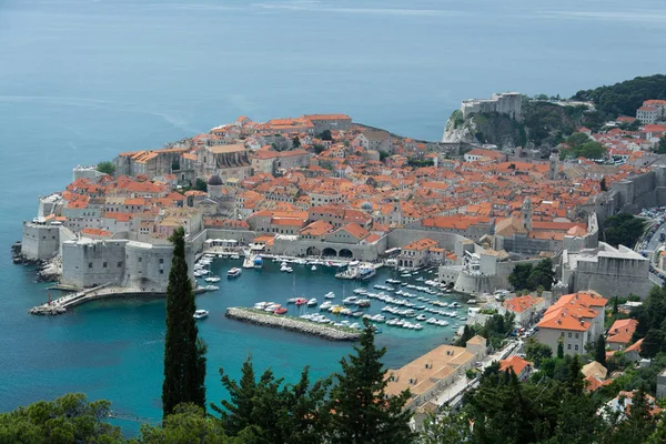 Dubrovnik Ist Eine Kroatische Stadt Der Adria Ist Eines Der — Stockfoto