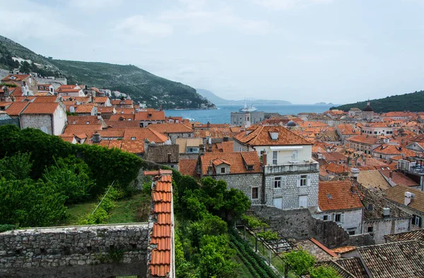 Dubrovnik Ist Eine Kroatische Stadt Der Adria Ist Eines Der — Stockfoto