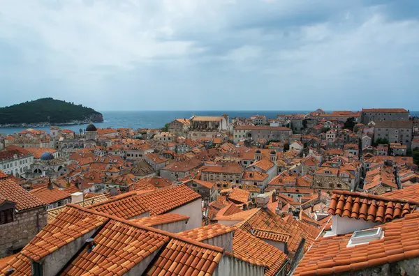 Dubrovnik Ist Eine Kroatische Stadt Der Adria Ist Eines Der — Stockfoto