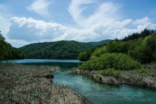 Taman Nasional Plitvice Lakes Adalah Salah Satu Taman Nasional Tertua — Stok Foto