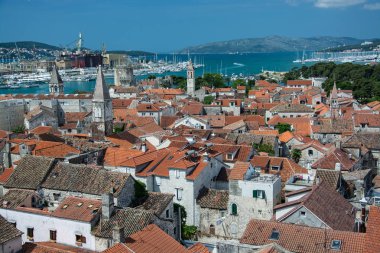 Trogir bir tarihi liman ilçesinde split-Dalmaçya, Hırvatistan Adriyatik kıyısındaki yeri,