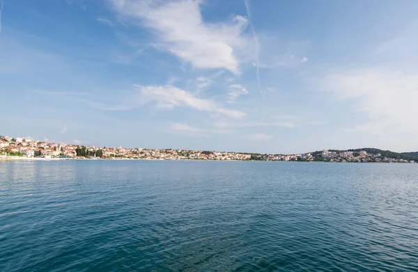 Trogir Est Une Ville Historique Port Sur Côte Adriatique Dans — Photo
