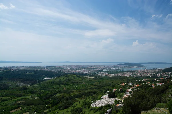 Split Ist Die Zweitgrößte Stadt Kroatiens Und Die Größte Stadt — Stockfoto
