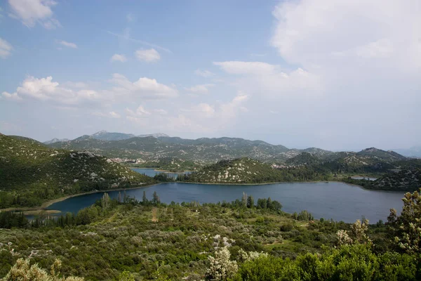 Bacina Jeziora Znajdują Się Regionie Dalmacja Chorwacja Jeziora Nazwane Śródlądowych — Zdjęcie stockowe