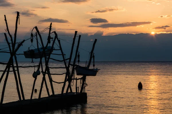 Savudrija Kuzeybatı Istria Hırvatistan Onun Asılı Tekneler Için Bilinen Bir — Stok fotoğraf