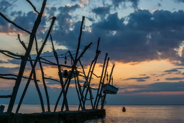 Savudrija Kuzeybatı Istria Hırvatistan Onun Asılı Tekneler Için Bilinen Bir — Stok fotoğraf