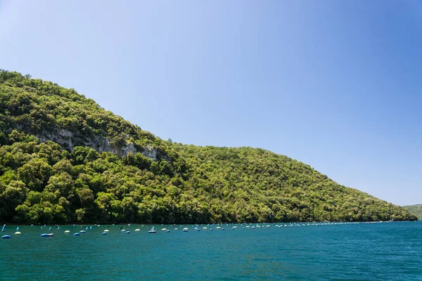 Baía Lim Vale Uma Característica Geográfica Peculiar Costa Ocidental Ístria — Fotografia de Stock