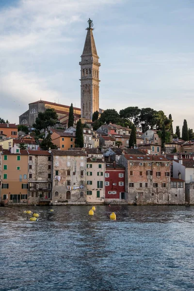 Rovinj Adalah Sebuah Kota Kroasia Yang Terletak Utara Laut Adriatik — Stok Foto