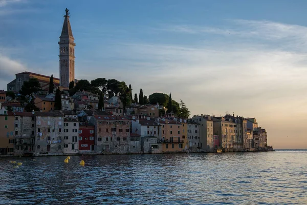 Rovinj Město Chorvatsku Ležící Severu Jaderského Moře Chorvatsko — Stock fotografie