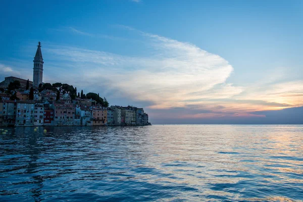 Rovinj Egy Horvátországi Város Adriai Tenger Északi Részén Horvátországban — Stock Fotó