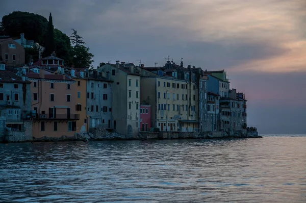 Rovinj Adalah Sebuah Kota Kroasia Yang Terletak Utara Laut Adriatik — Stok Foto