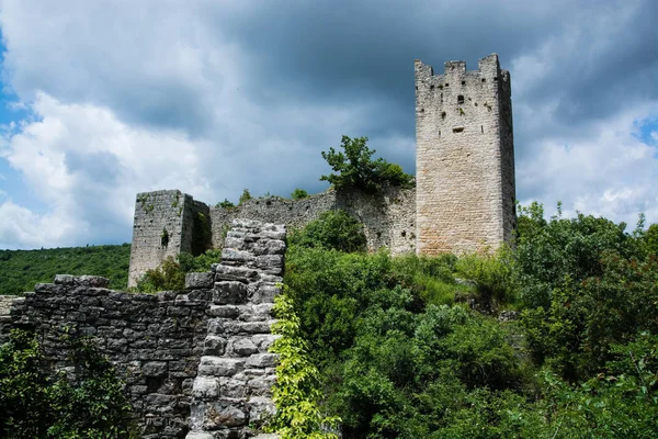 Dvigrad Uma Cidade Medieval Abandonada Centro Ístria Croácia — Fotografia de Stock