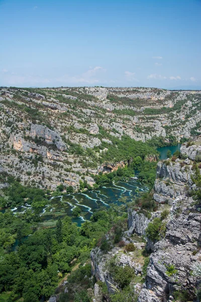 Taman Nasional Krka Adalah Salah Satu Taman Nasional Dalmatia Kroasia — Stok Foto