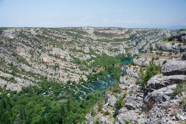 Національний Парк Крка Один Національних Парків Далмації Хорватія — стокове фото