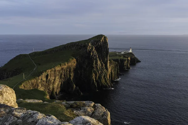Neist Point Ponto Vista Sobre Ponto Mais Ocidental Ilha Skye — Fotografia de Stock