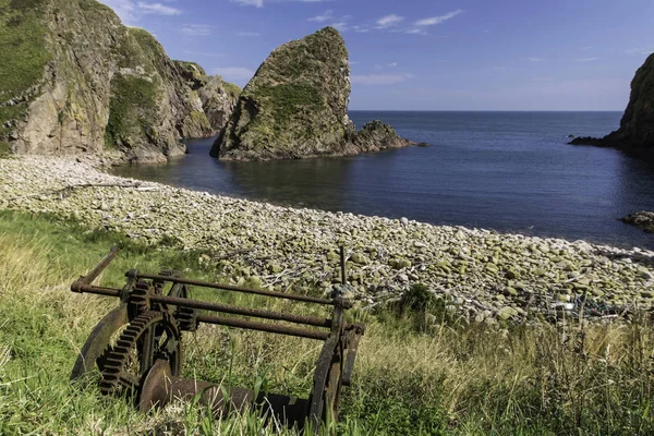 Bullers Buchan Refere Uma Caverna Mar Desmoronada Situada Cerca Milhas — Fotografia de Stock