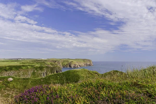 Bullers Buchan Refers Collapsed Sea Cave Situated Miles South Peterhead — Stock Photo, Image