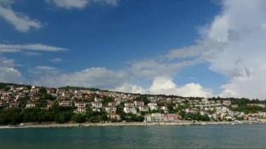 Video bulutların Rabac, Hırvatistan.