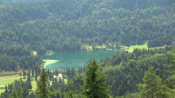 Lautersee Ist Ein See Oberbayern Bayern Deutschland — Stockvideo